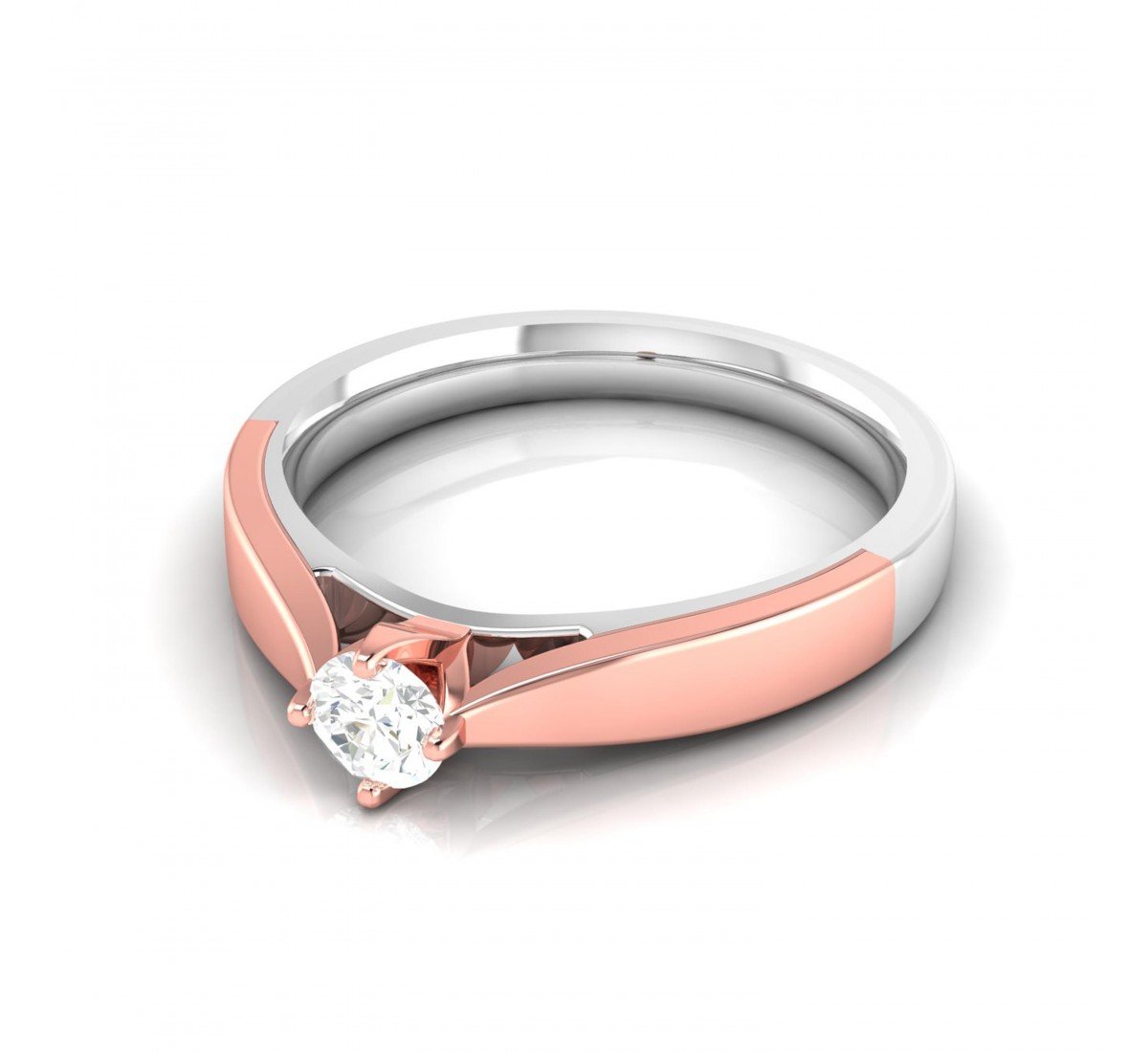 Swirl Diamond Ring