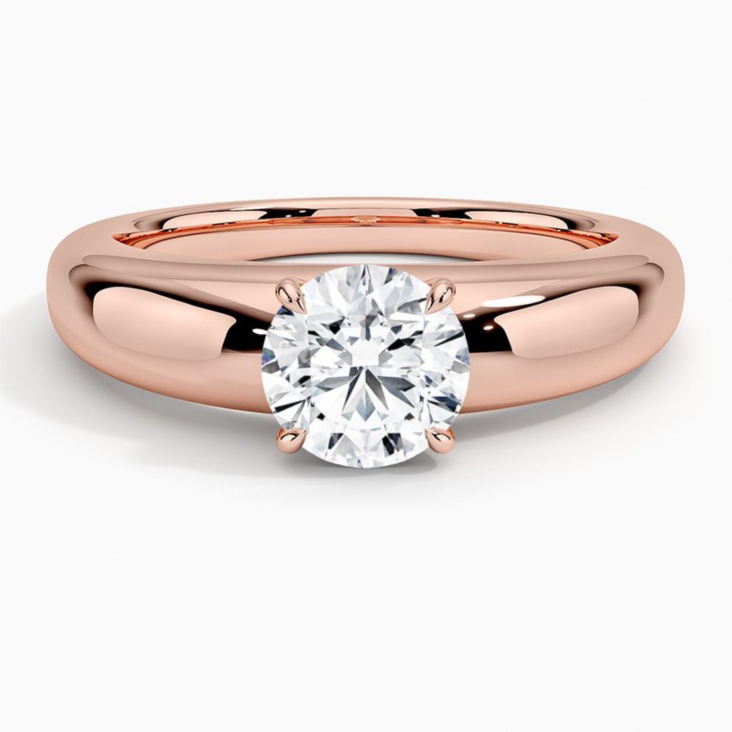 Crystal Clear Lab Diamond Ring (1 carat)
