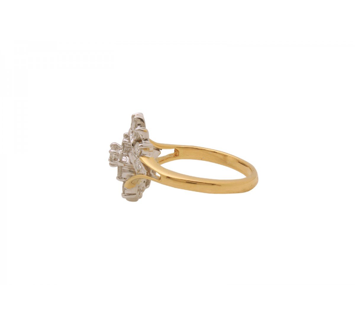 Petal Flutter Diamond Ring