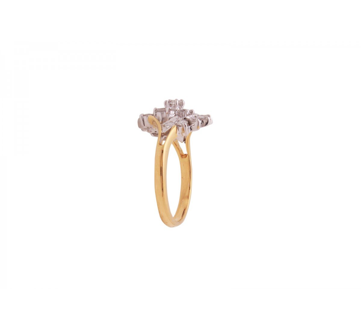Petal Flutter Diamond Ring