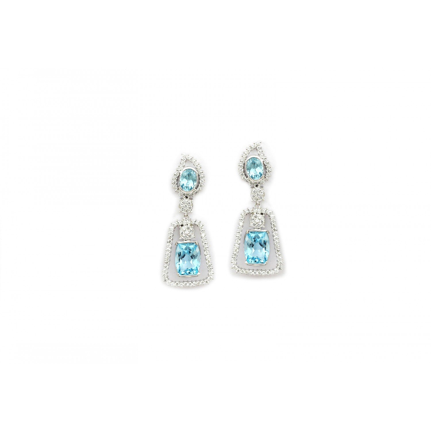 Ava Drop Diamond Earrings