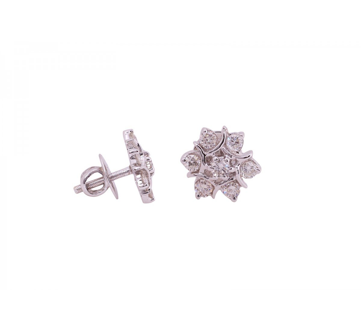Asher Stud Diamond Earrings