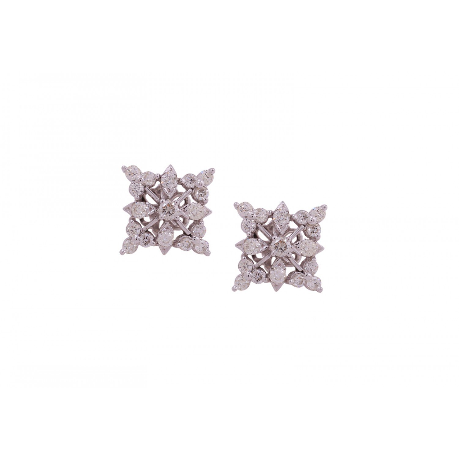 Maha Stud Diamond Earrings