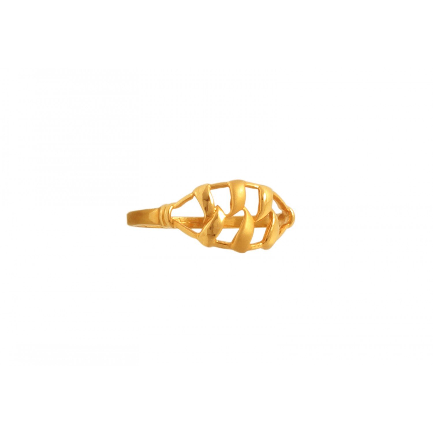 Metro Wheel Gold Ring