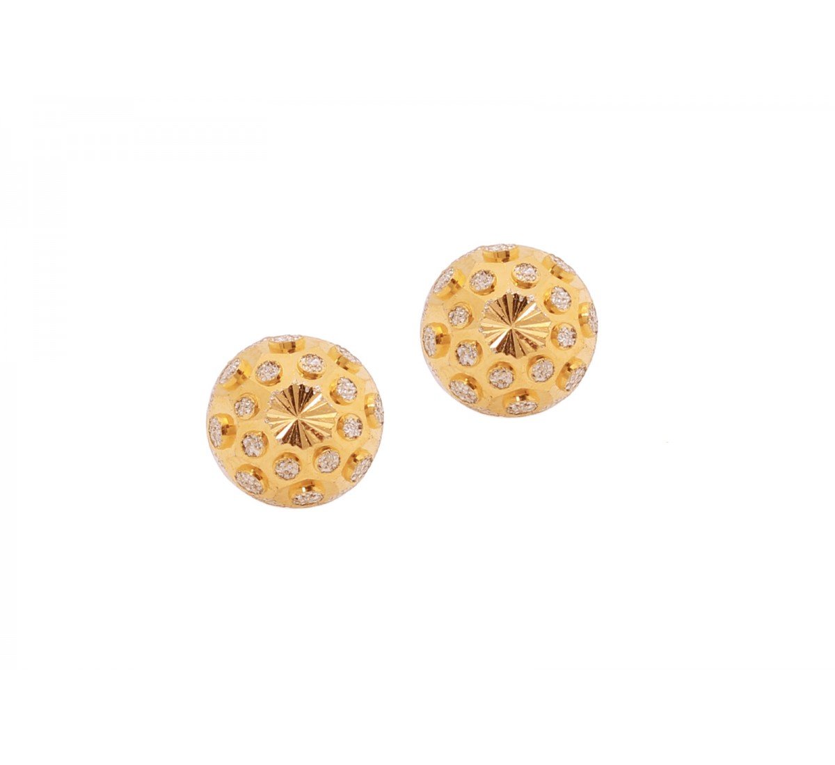 Azva Flutter Gold Stud
