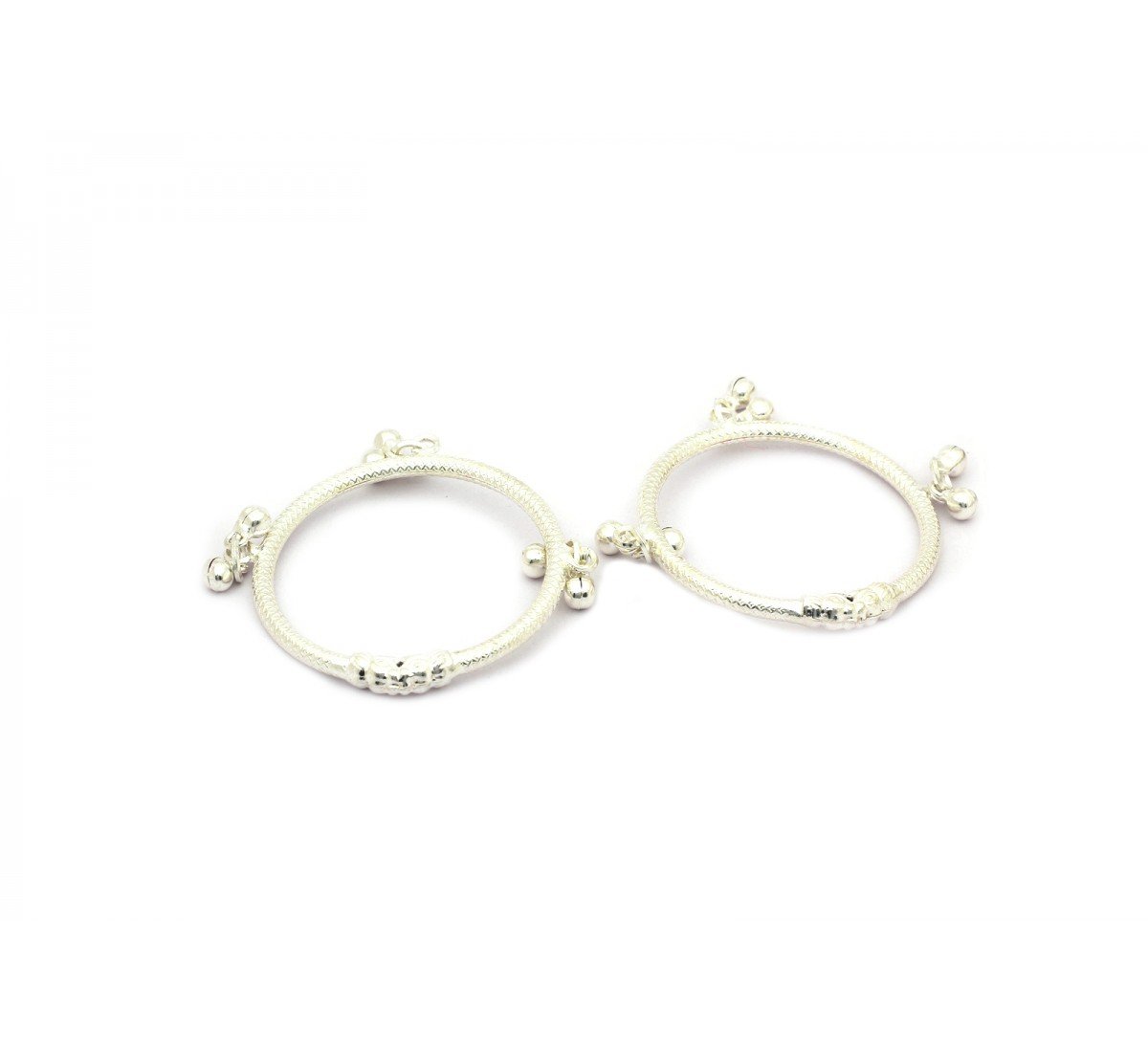 Rohi Kyra Lattice Silver Baby Kada