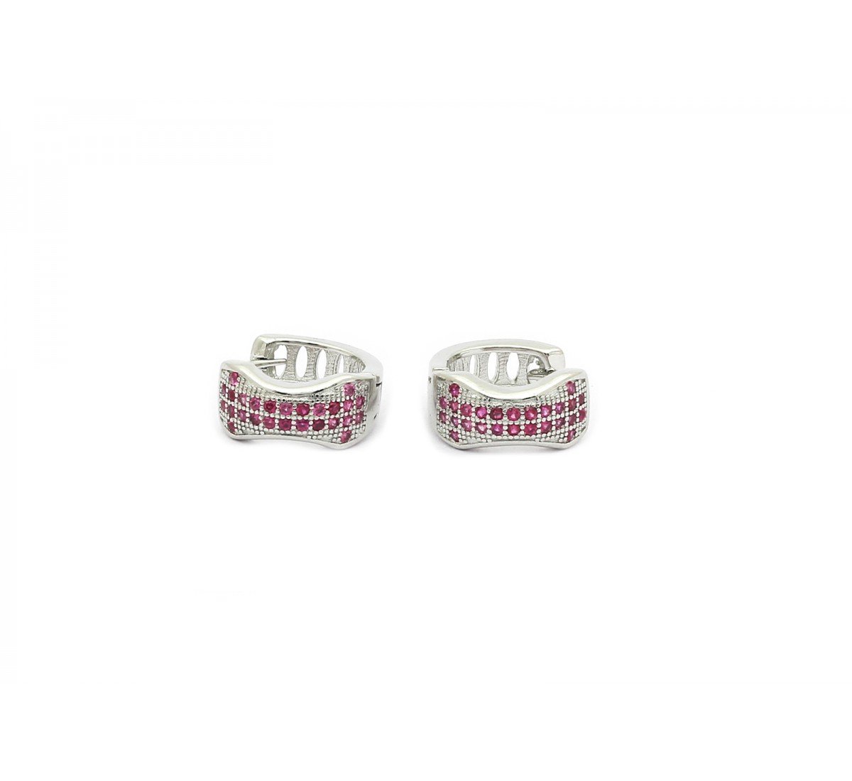 Karika Haze Silver Hoops